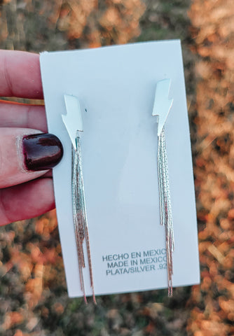 Fringe Bolts Earrings