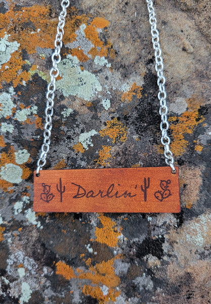 Darlin' Leather Necklace