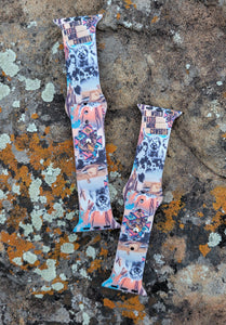 Cowboys Collage Watch Band