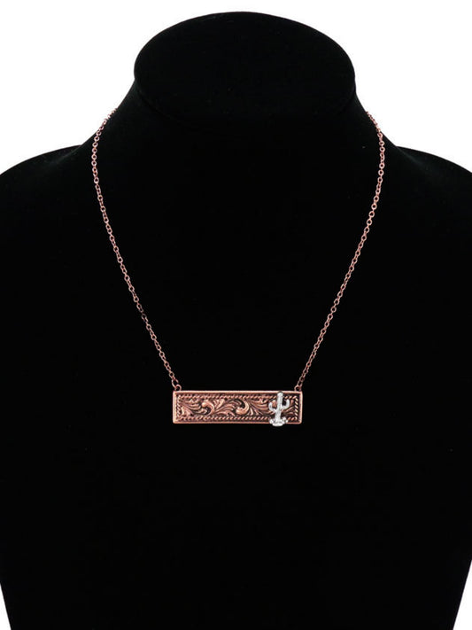Cacti Dream Necklace - Copper