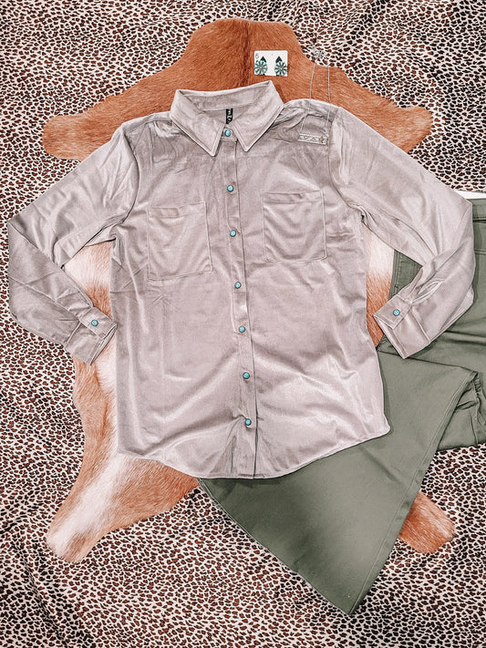 Velvetier Pearl Snap - Silver