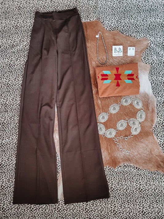 Girls Night Out Trousers - Chocolate