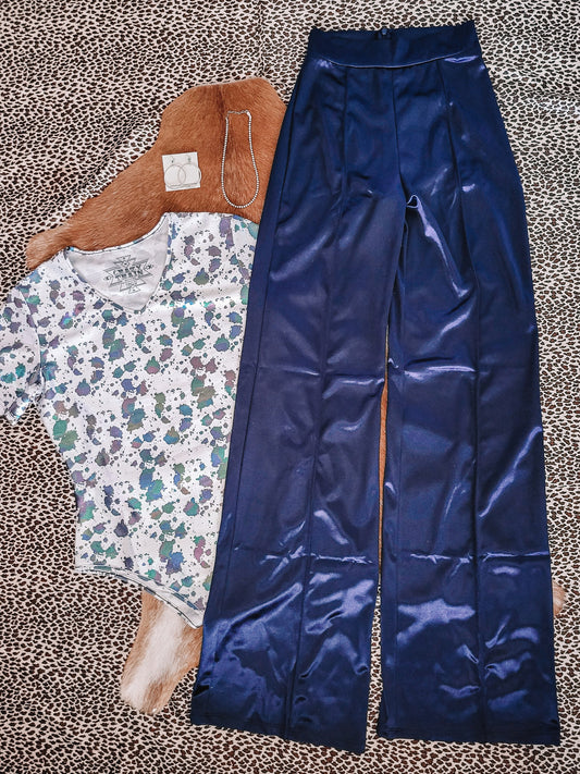 Play It Up Trousers - Navy