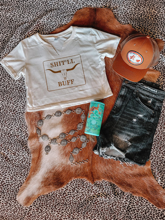 Buff Cropped Tee *LIMITED EDITION*