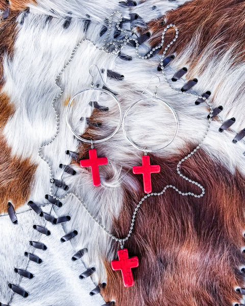 I Cross My Heart Earrings