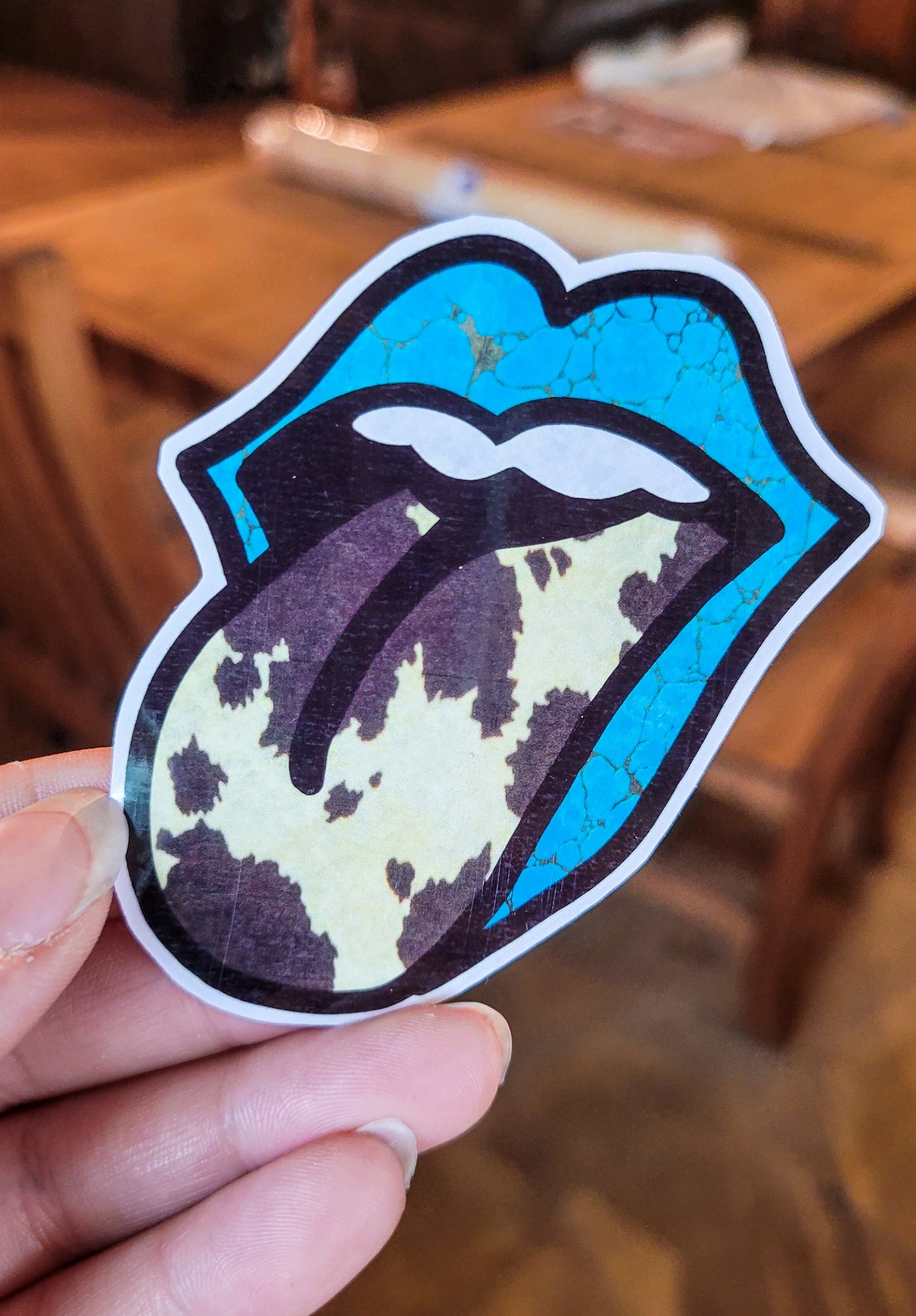 Cow Tongue Sticker