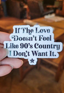 90's Country Sticker