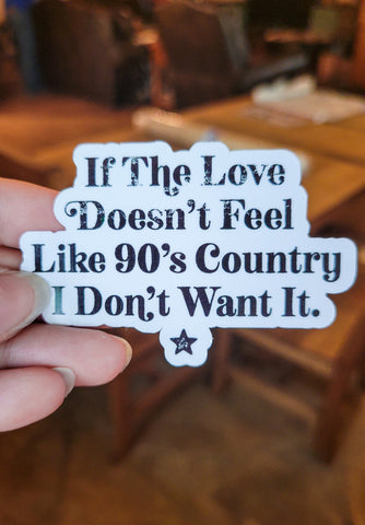 90's Country Sticker