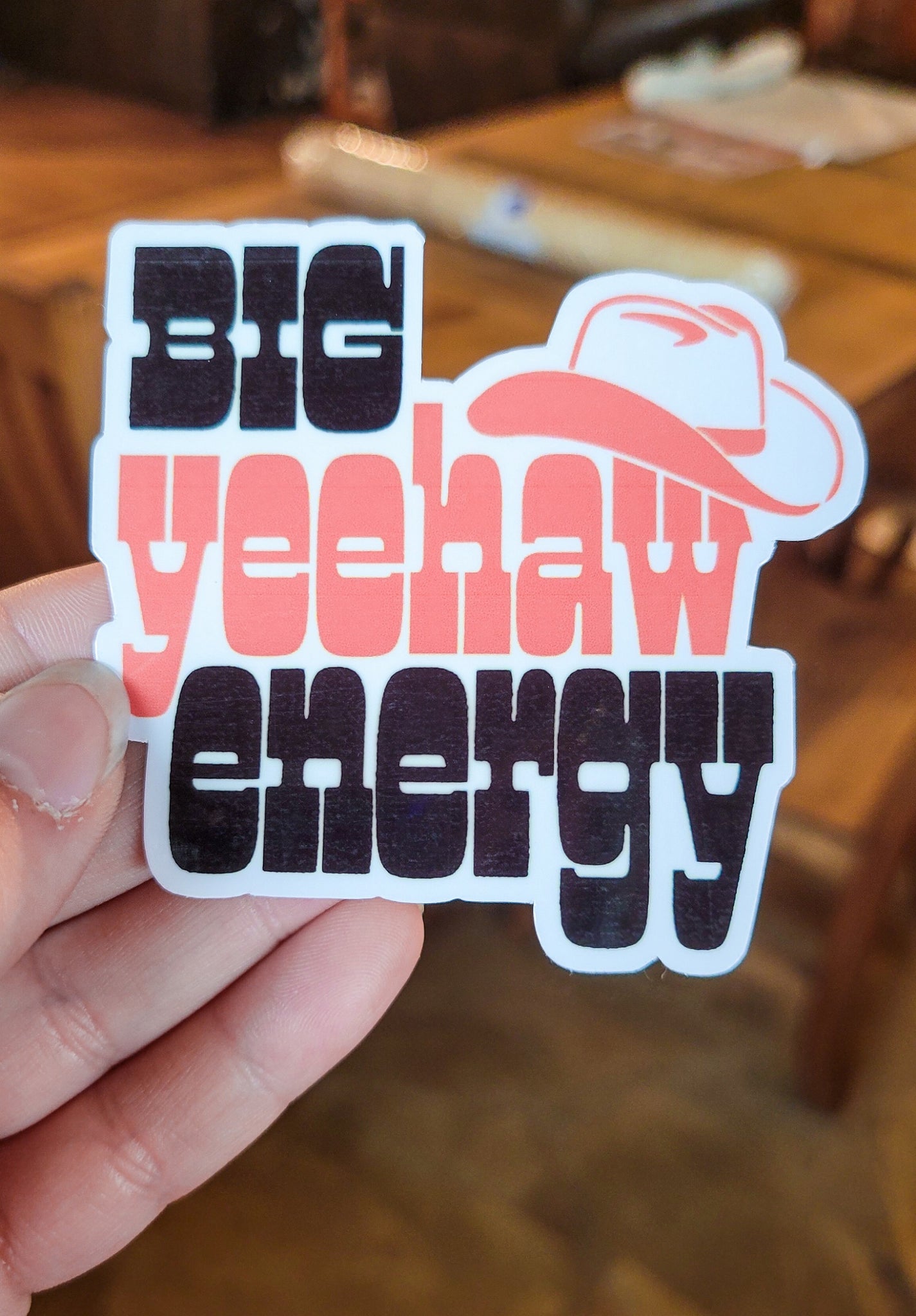 Big Yeehaw Energy Sticker