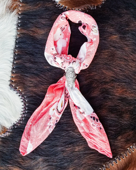 Distressed Bandana - Watermelon Sugar