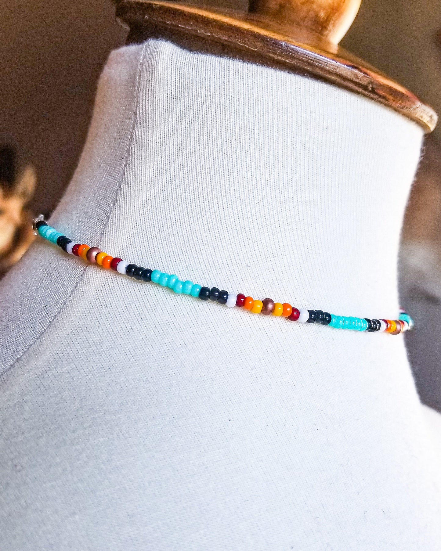 Country Roads Choker - Black & Copper