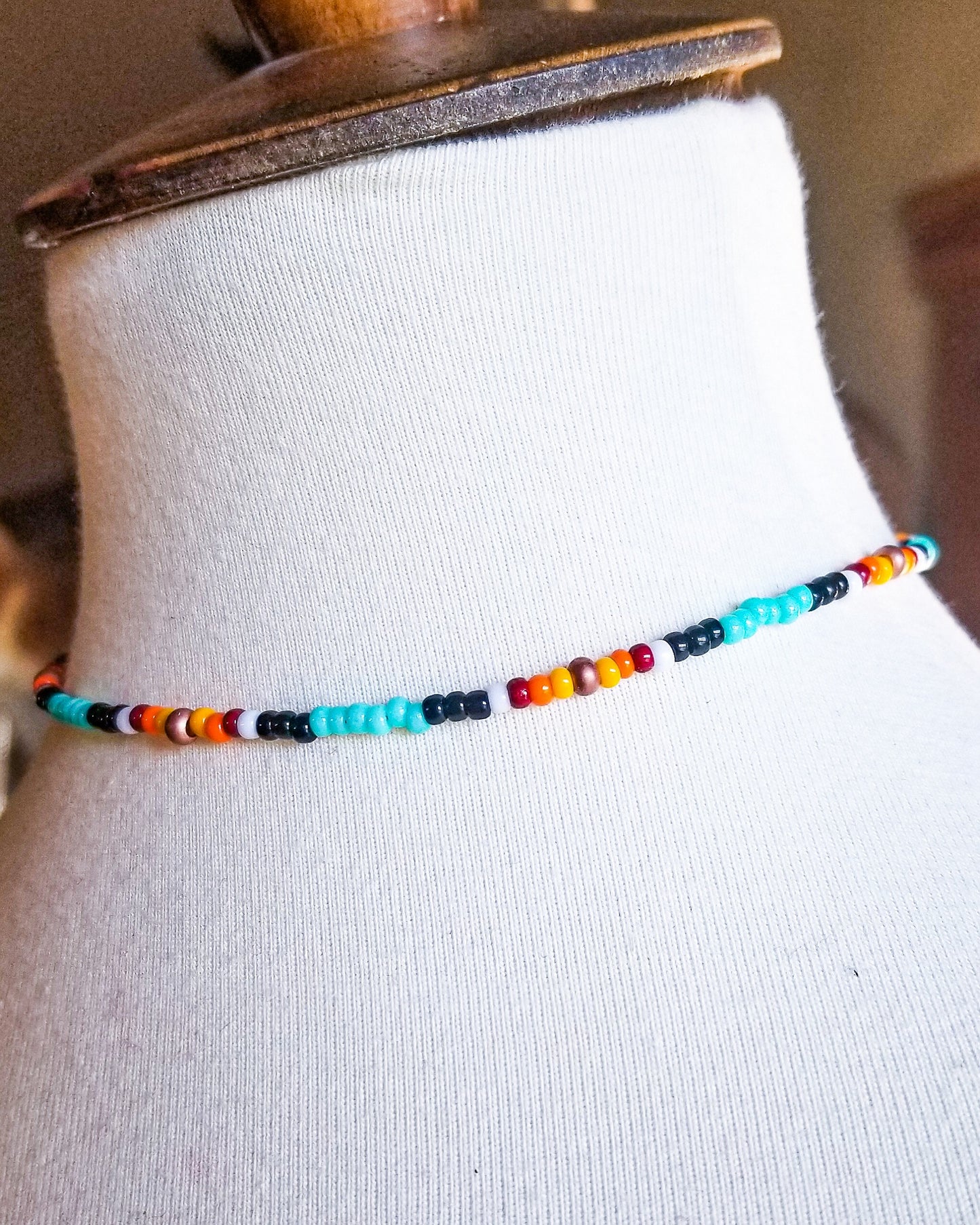 Country Roads Choker - Black & Copper