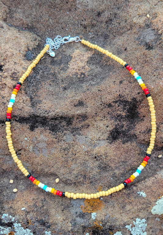 Peachy Serape Choker