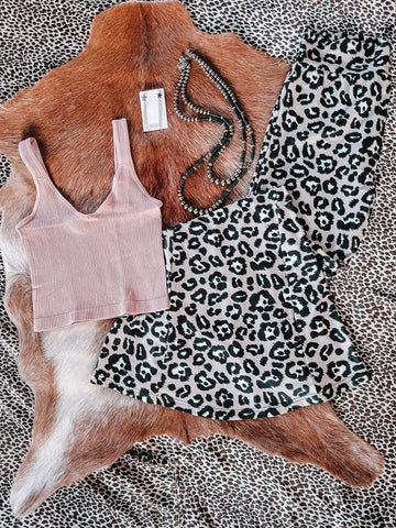 Revolver Crop Top - Blush